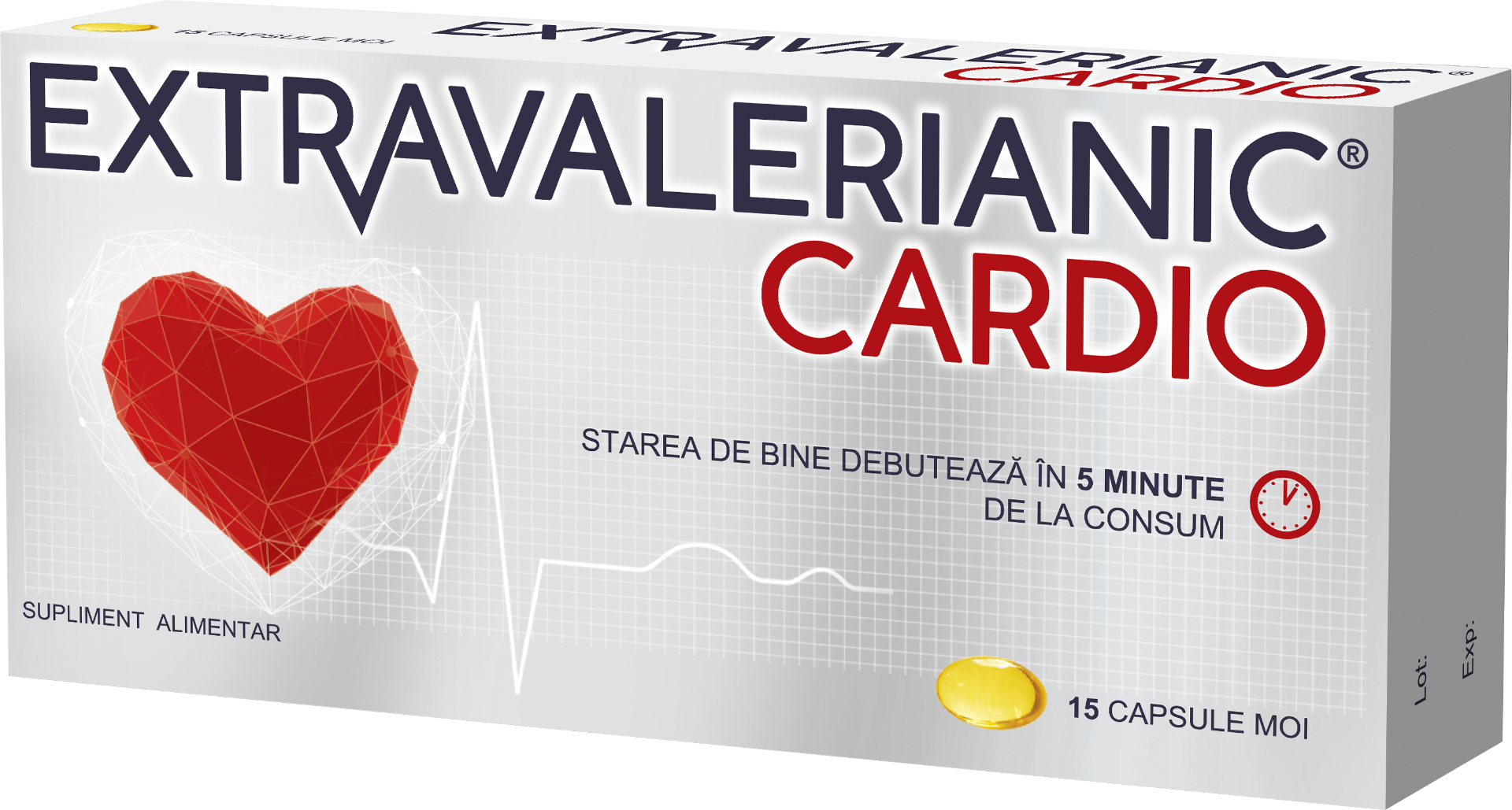 Extravalerianic Cardio, 15 capsule moi, Biofarm