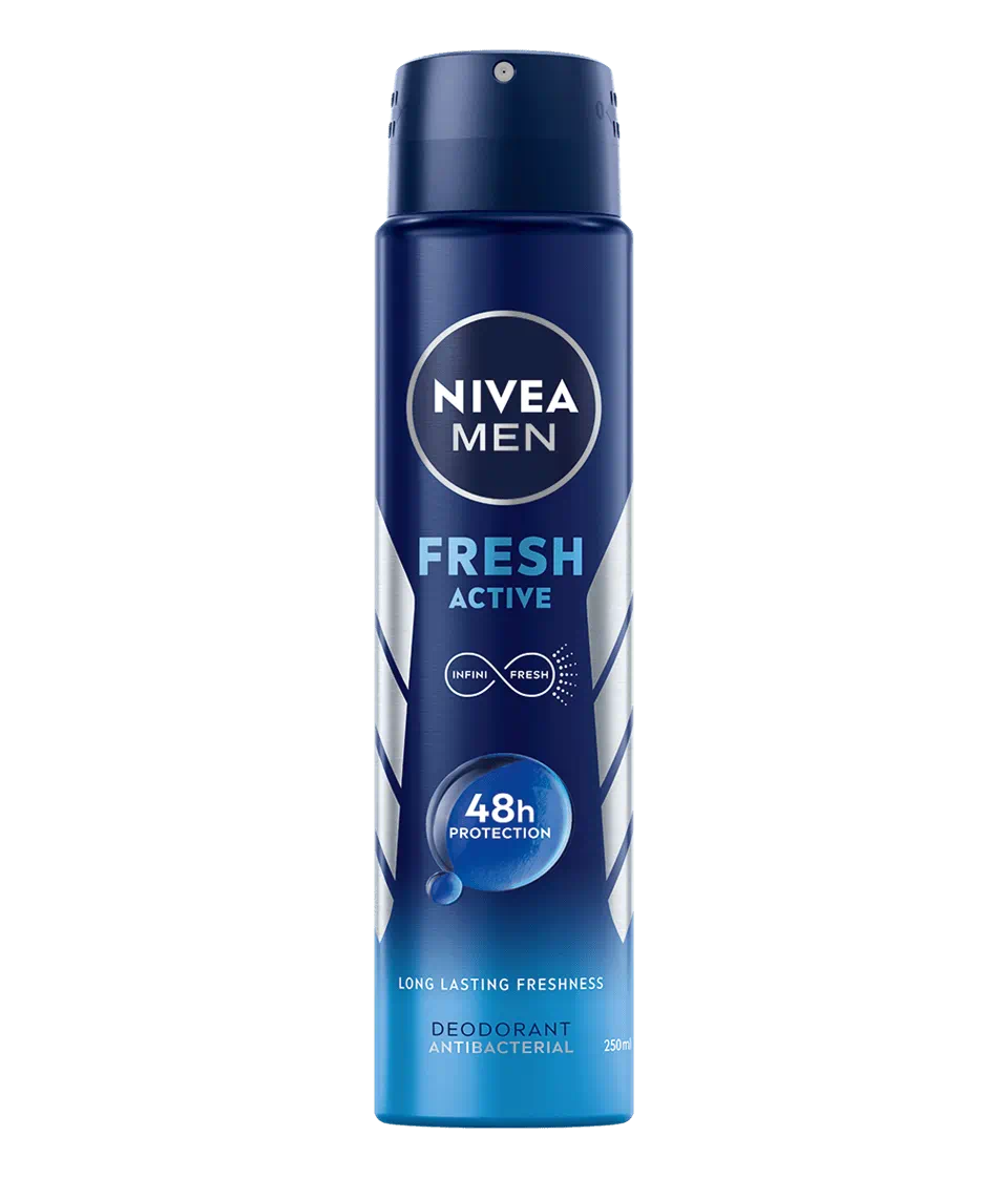 Deodorant spray pentru barbati Fresh Active, 250ml, Nivea