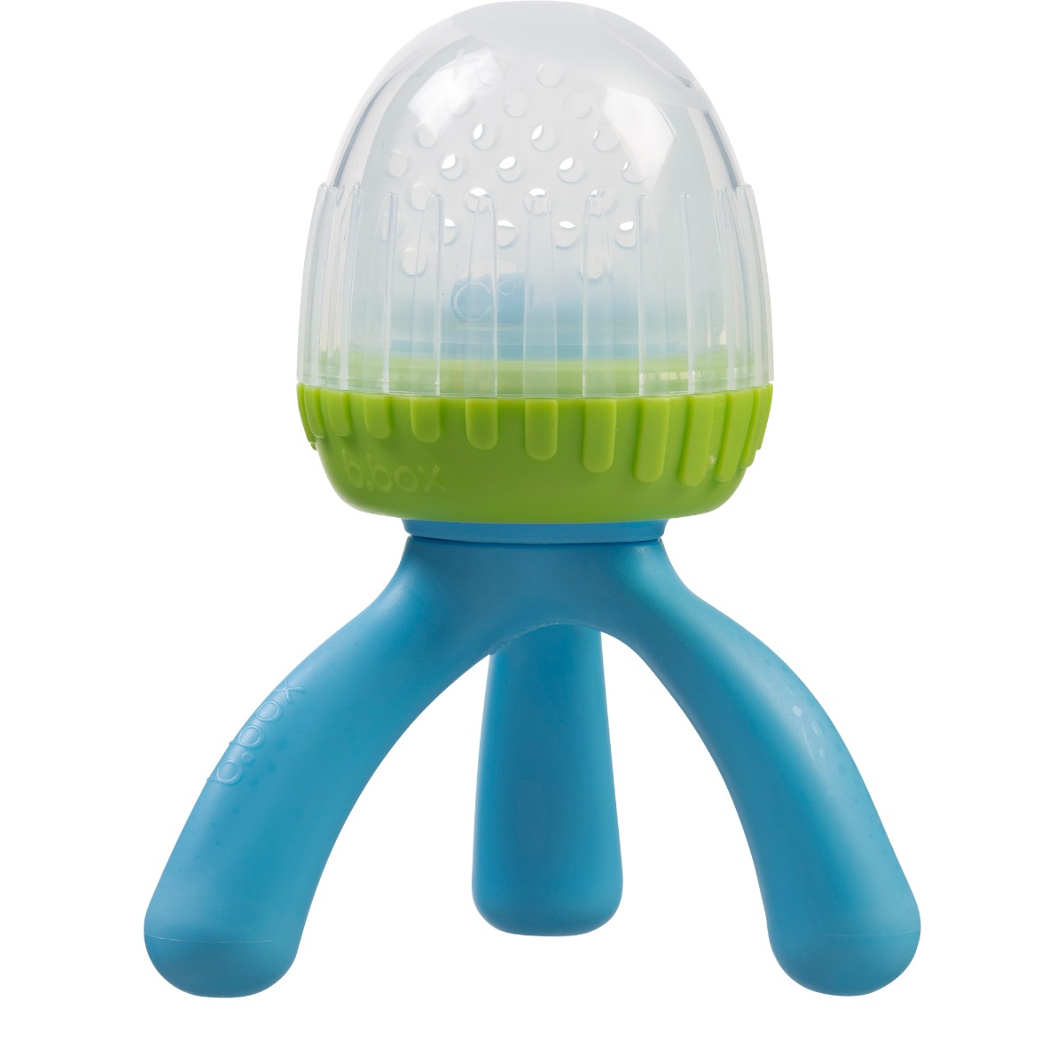 Dispozitiv de hranire din silicon pentru +4 luni Albastru/Verde, 1 bucata, Bbox