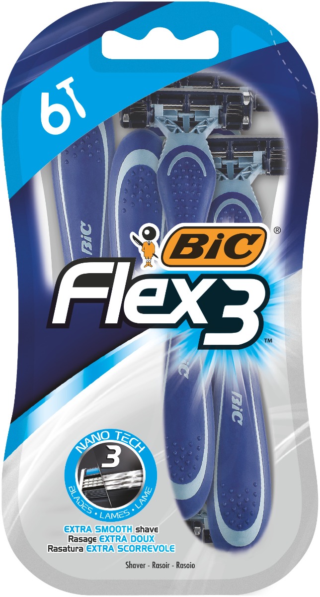 Pachet Aparat de ras Flex 3, 6 bucati, BIC