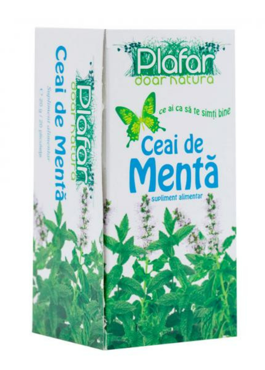 Ceai de menta, 20 plicuri, Plafar