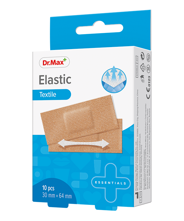 Dr. Max Plasture elastic 30 x 64mm, 10 bucati