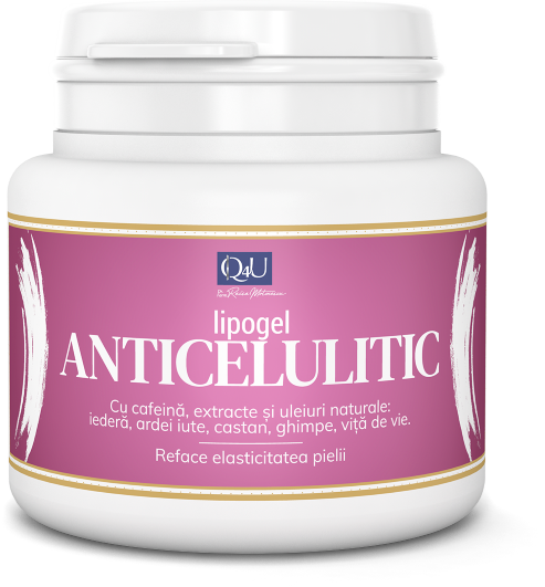 Lipogel anticelulitic Q4U, 500ml, Tis Farmaceutic