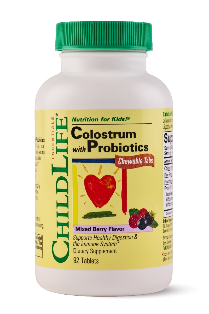 Colostrum cu probiotice, 92 tablete masticabile, Secom