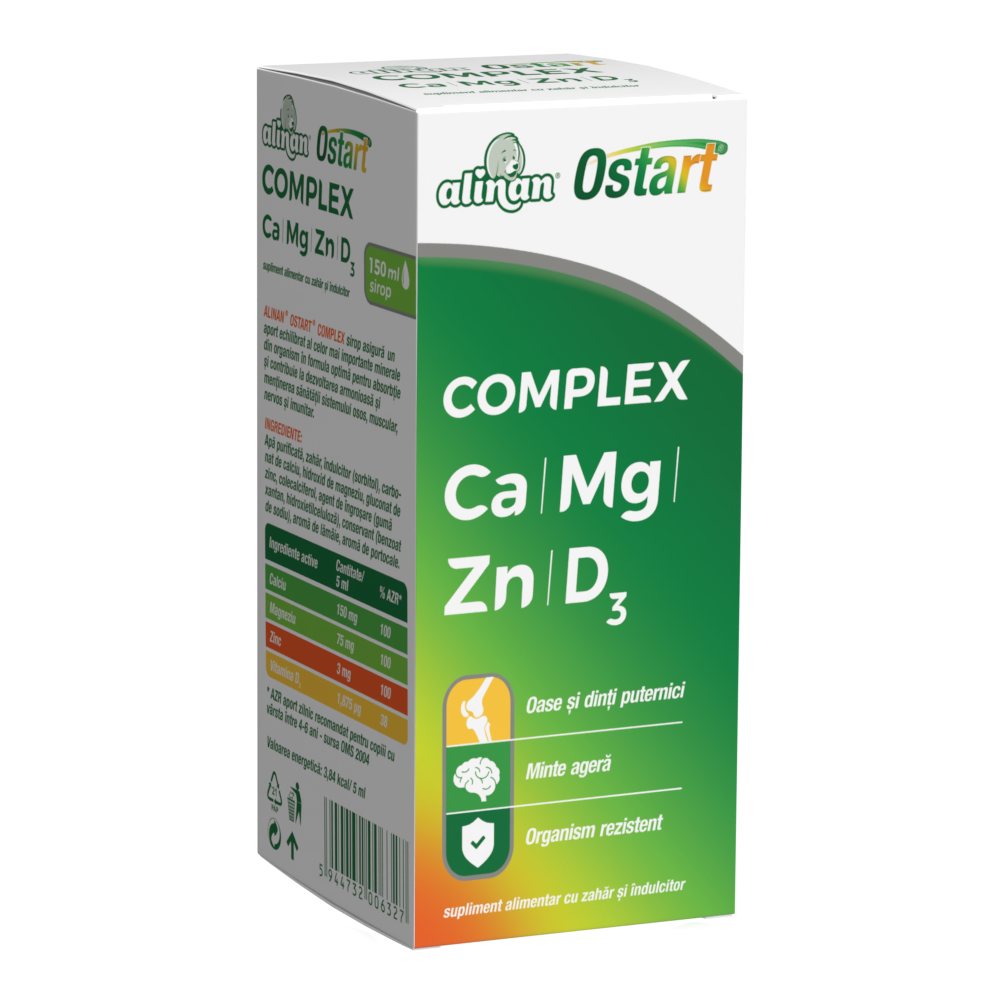 Sirop copii Alinan Ostart Complex, 200ml, Fiterman
