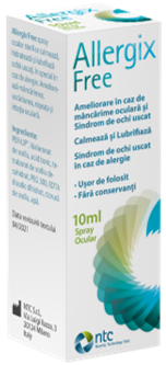 Spray ocular Allergix Free, 10ml, NTC