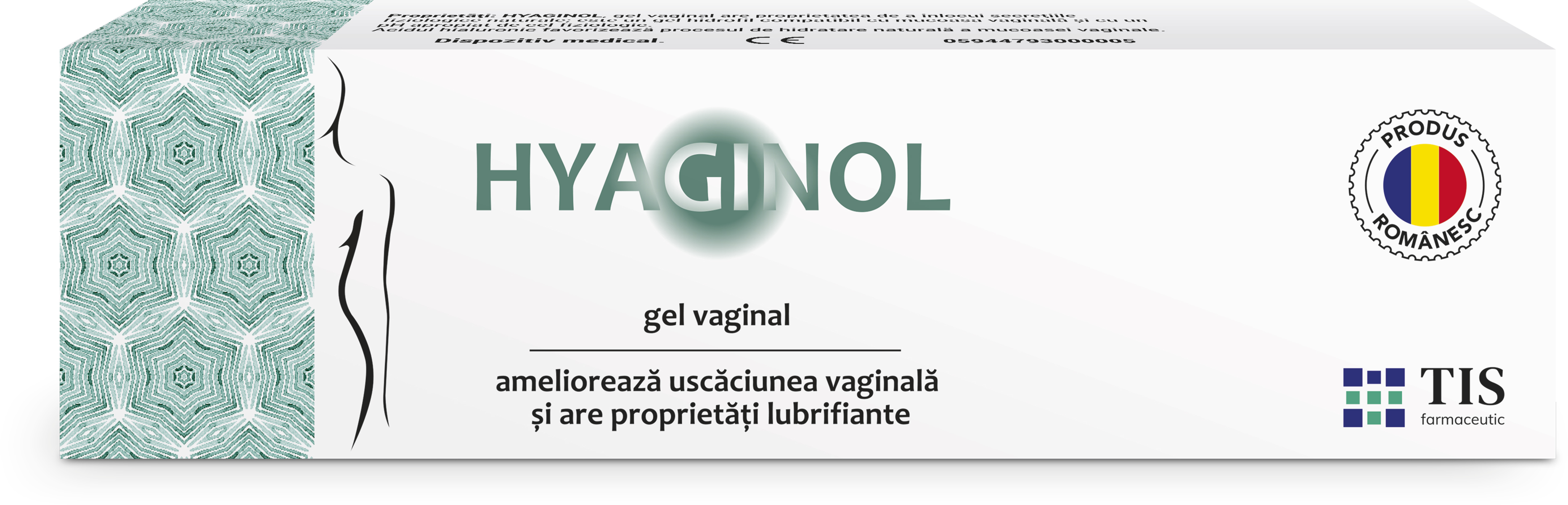 Hyaginol gel vaginal, 40 ml, Tis Farmaceutic