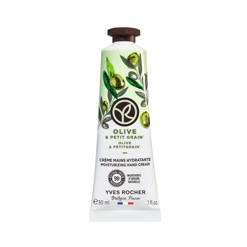 Crema pentru maini cu Masline si Petit Grain, 30ml, Yves Rocher