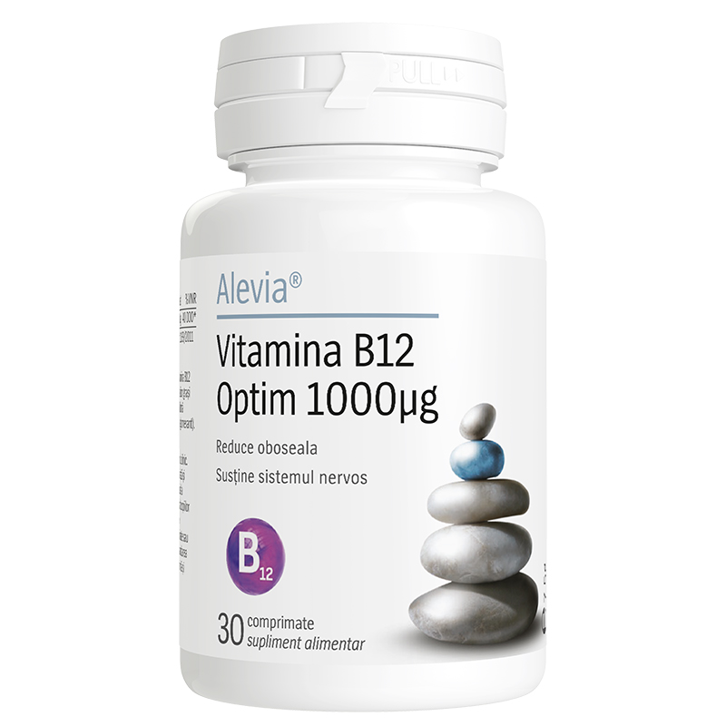 Vitamina B12 Optim 1000mcg, 30 capsule, Alevia