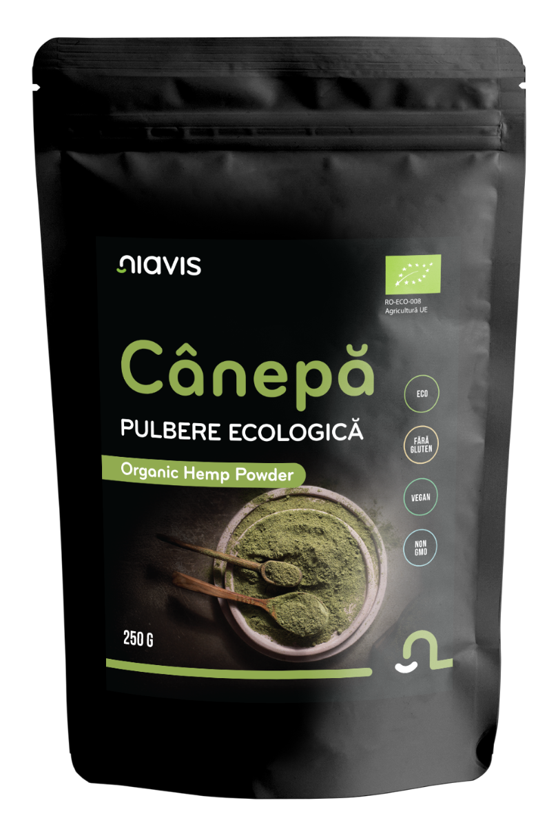 Canepa Pulbere ecologica, 250g, Niavis