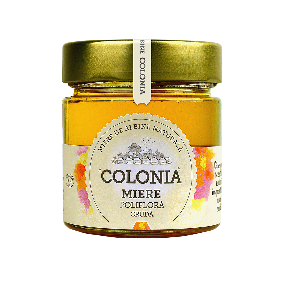 Miere poliflora cruda, 270g, Colonia