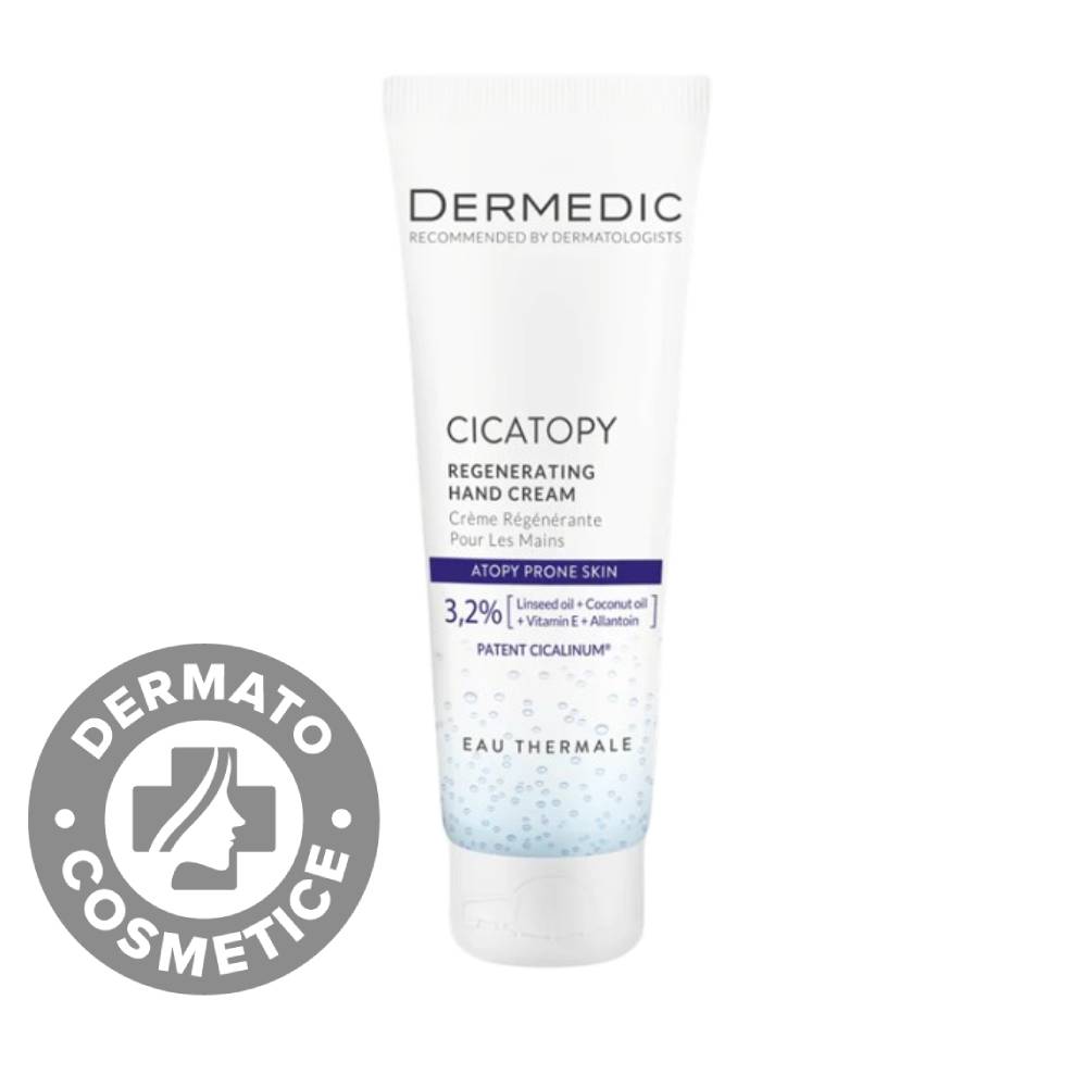 Crema de maini regeneranta Linum/Cicatopy, 75ml, Dermedic