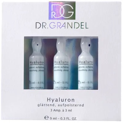 Set fiole cu acid hialuronic Hyaluron, 3x3ml, Dr.Grandel