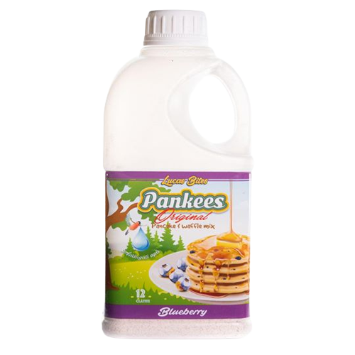 Mix faina pentru clatite si wafe Blueberry Pankees, 290g, Lucas Bites