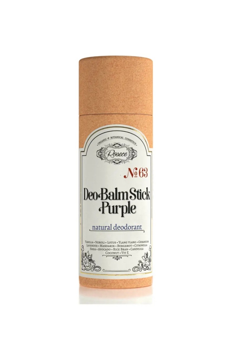 Deodorant solid 100% natural Purple, 60ml, Rosece