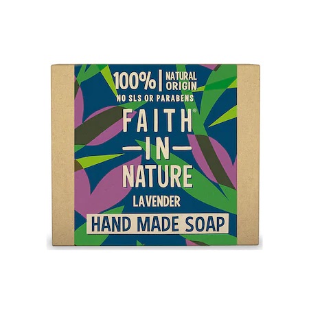 Sapun natural solid cu lavanda, 100g, Faith in Nature