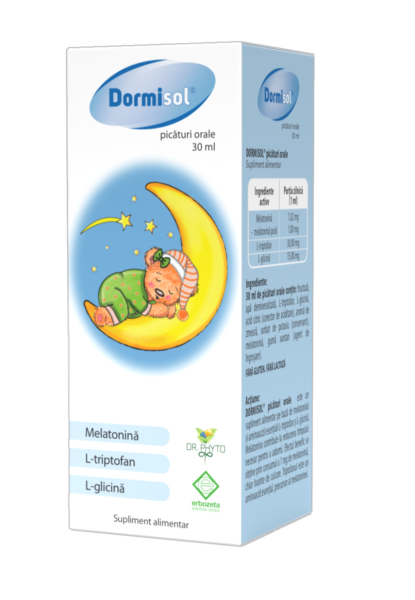 Dormisol picaturi orale, 30ml, Dr. Phyto