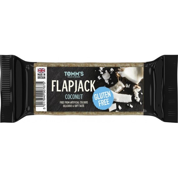 Baton energizant fara gluten cu nuca de cocos Flapjack, 100g, Bombus