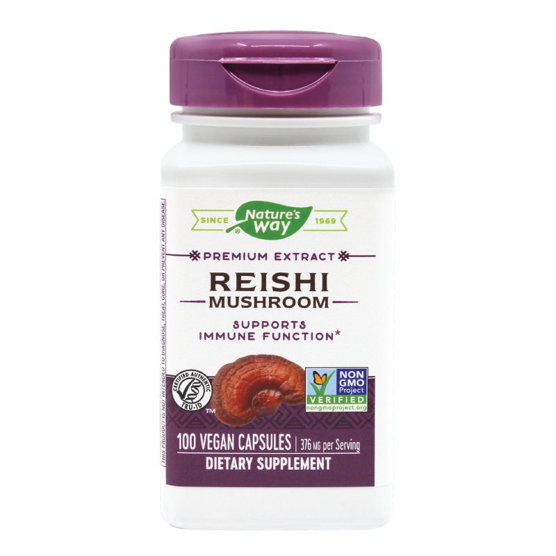 Reishi Natures Way, 100 capsule, Secom