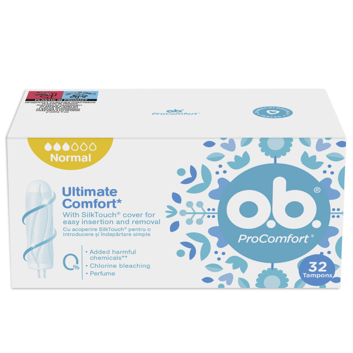 Tampoane Pro Comfort normal, 32 bucati, O.B.