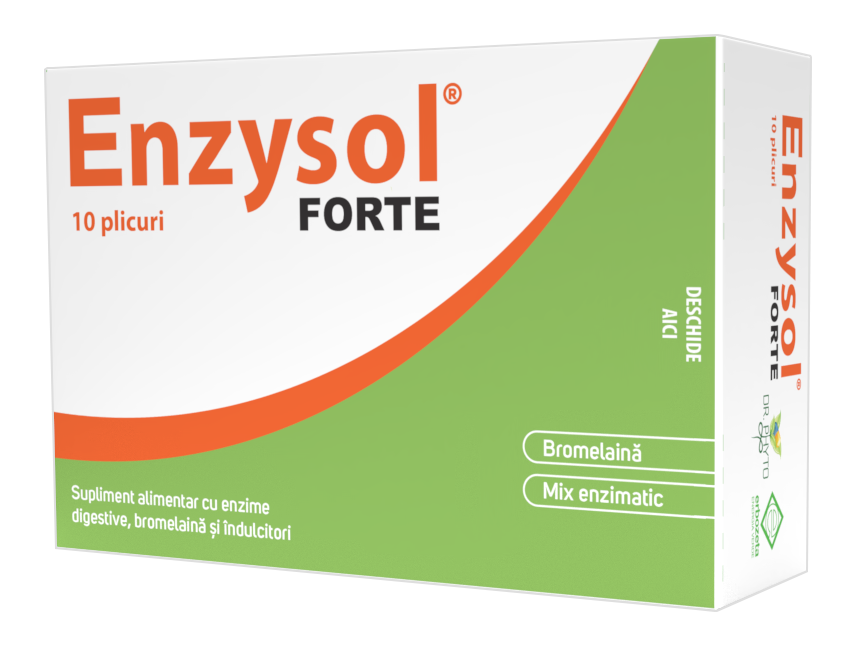 Enzysol Forte, 10 plicuri, Dr. Phyto