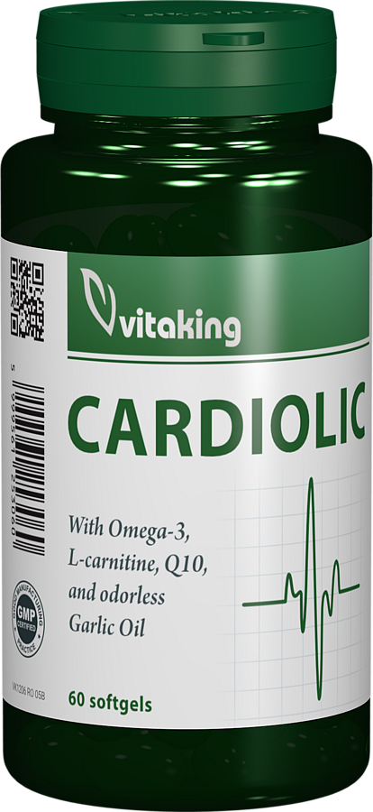 Complex Cardiolic pentru inima, 60 capsule moi, Vitaking