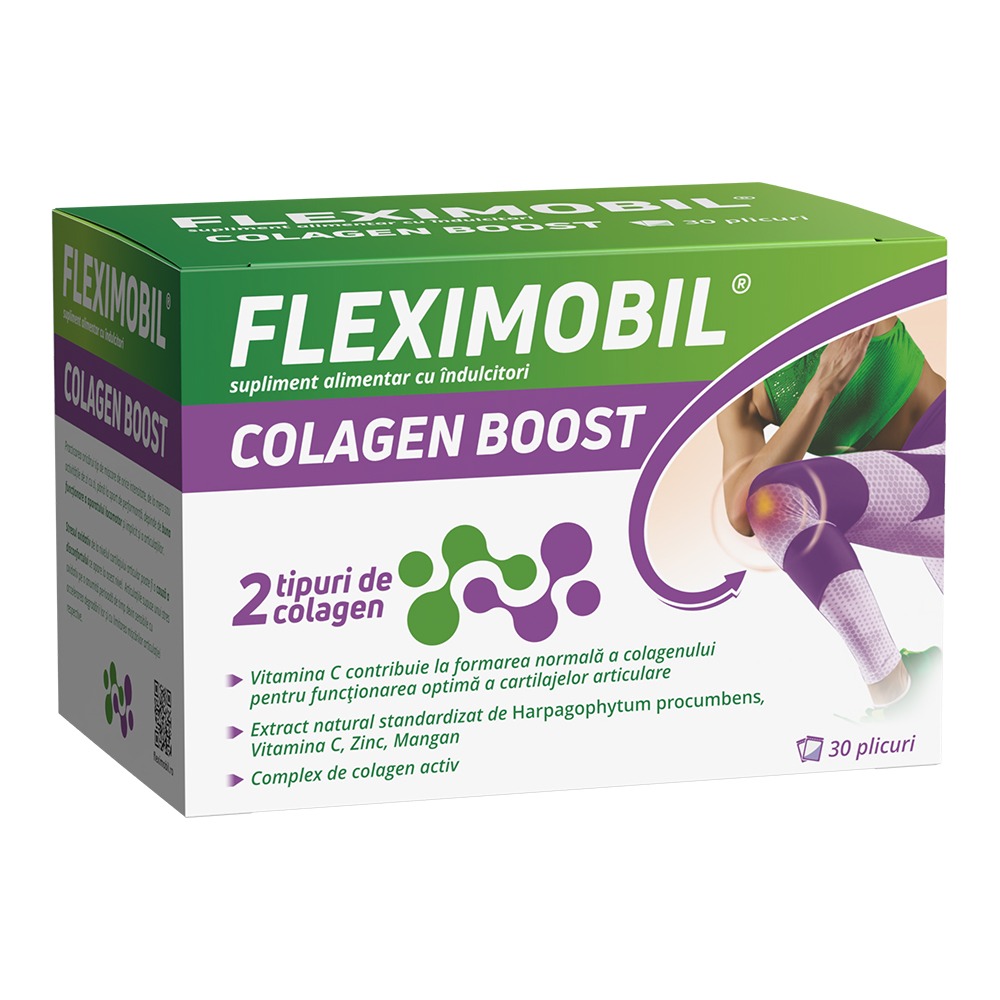 Fleximobil Colagen Boost, 30 plicuri, Fiterman