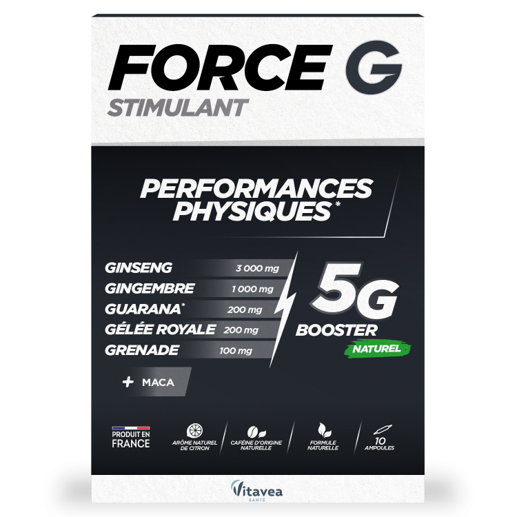Force G Stimulant, 10 fiole buvabile x 10ml, Vitavea
