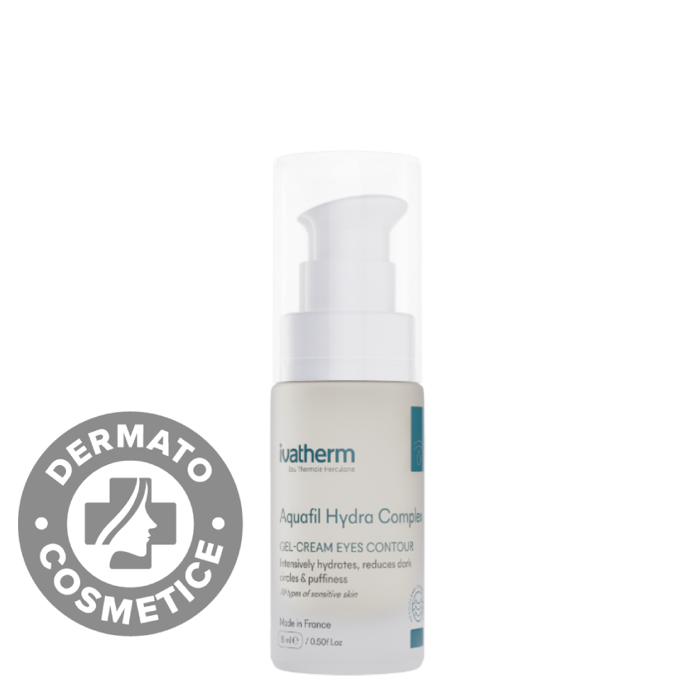 Gel-crema contur ochi Aquafil Hydra Complex, 15ml, Ivatherm