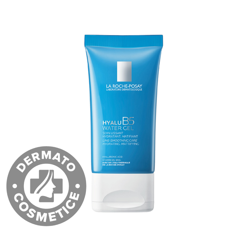 Gel apos matifiant cu Acid Hialuronic Hyalu B5 Matte Gel, 40ml, La Roche-Posay