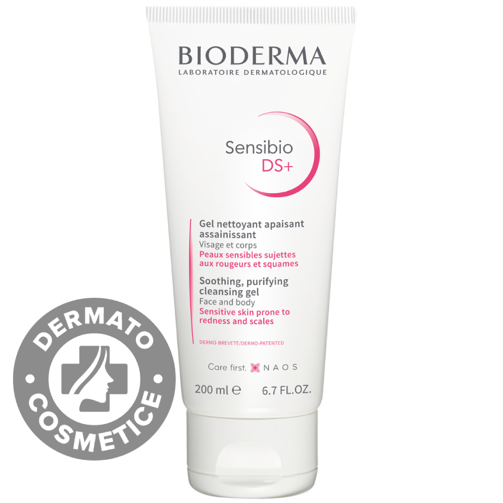 Gel spumant Sensibio DS, 200ml, Bioderma