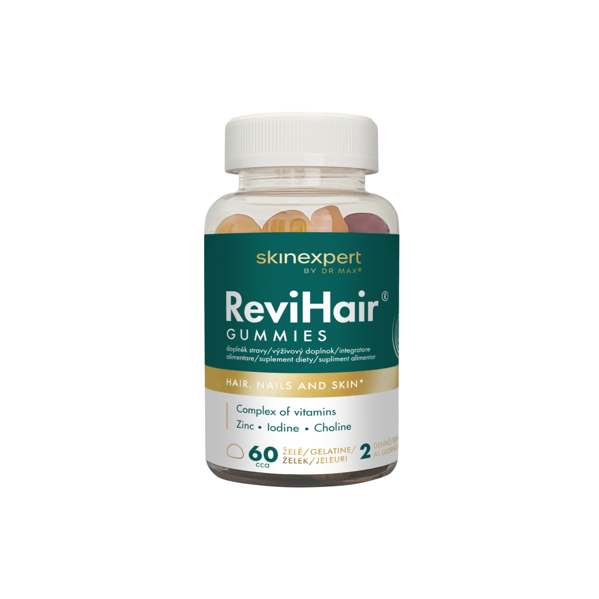 Skinexpert by Dr. Max® Revihair Gummies, 60 jeleuri