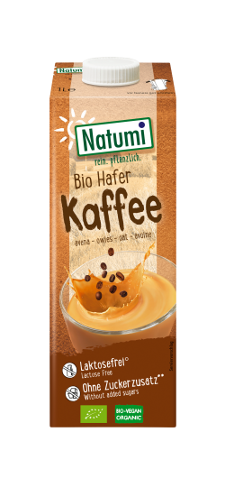 Bautura Bio fara zahar  din ovaz cu cafea, 1l, Natumi