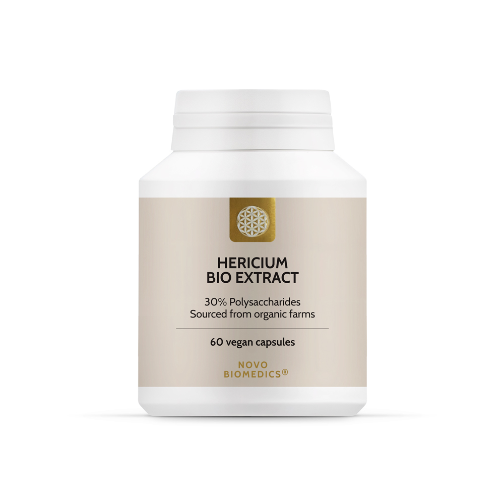 Extract de ciuperci Hericium Bio, 60 capsule, Novo Biomedics