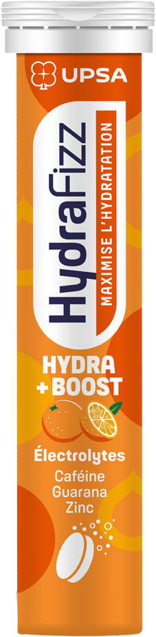 Electroliti cu aroma de portocale Hydrafizz Hydra Boost, 16 comprimate efervescente, Upsa