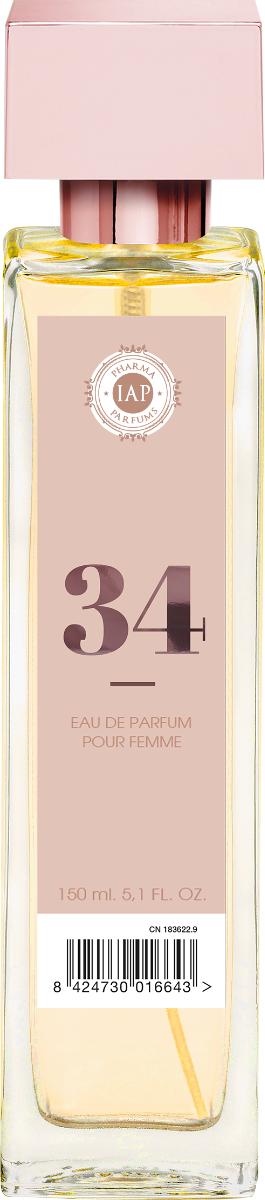 Apa de parfum pentru femei Nr. 34, 150ml, IAP Pharma