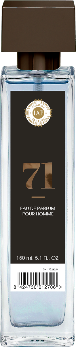 Apa de parfum pentru barbati Nr. 71, 150ml, IAP Pharma