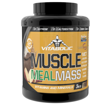 Muscle Meal Mass cu aroma de Ciocolata Rocher, 3kg, Vitabolic