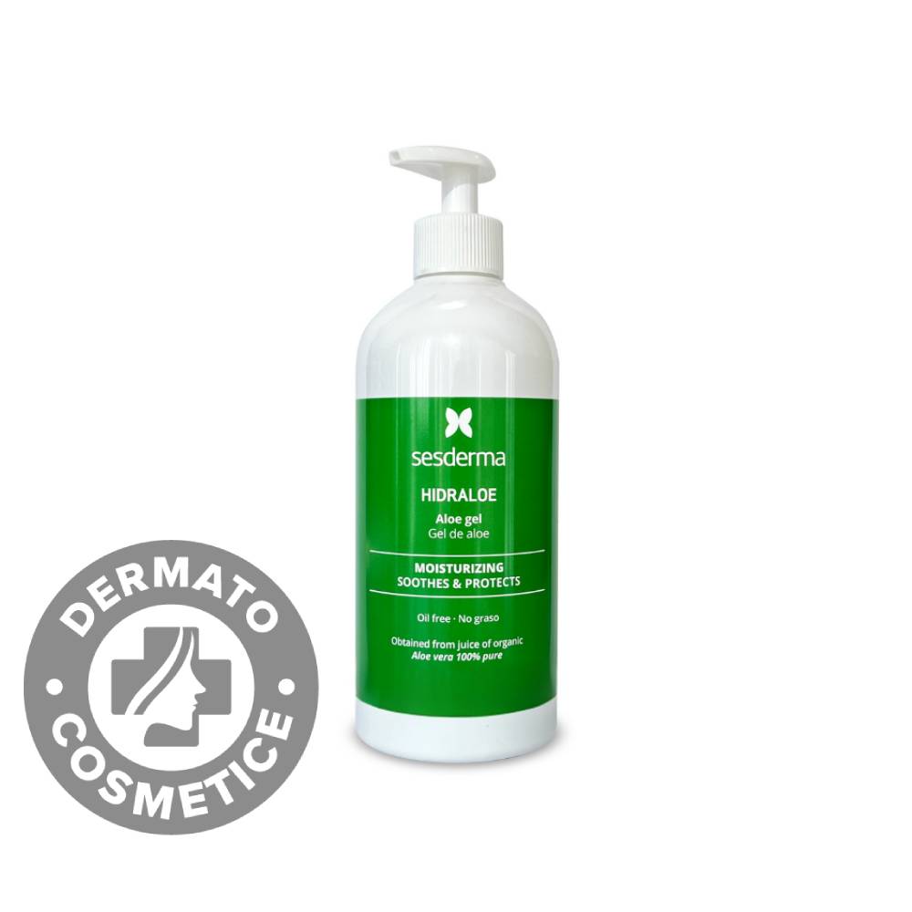Gel cu aloe pentru piele sensibila si utilizare zilnica Hidraloe, 500ml, Sesderma