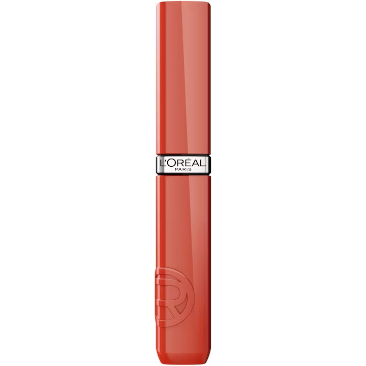 Ruj lichid cu stralucire de lac Infaillible Laque Resistance 635 Worth It Medium, 4.3ml, L'Oreal Paris
