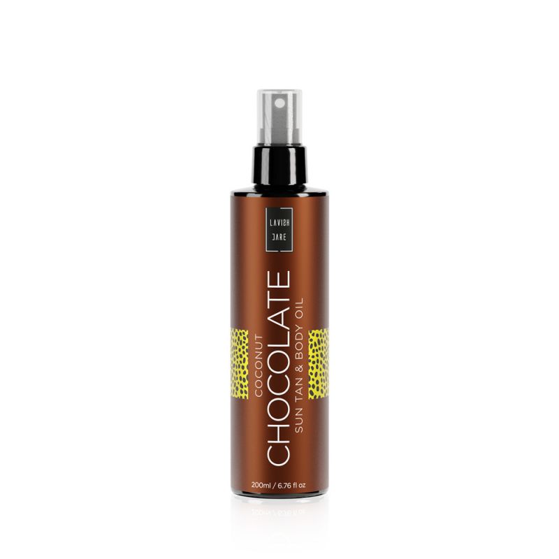 Ulei de corp Sun Tan Oil Coconut Chocolate, 200ml, Lavish Care