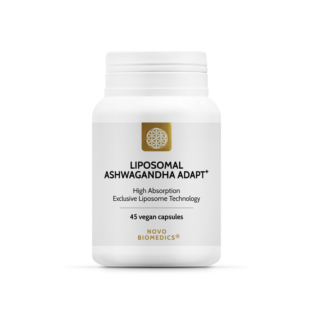 Liposomal Ashwagandha Adapt+, 45 capsule vegetale, Novo Biomedics