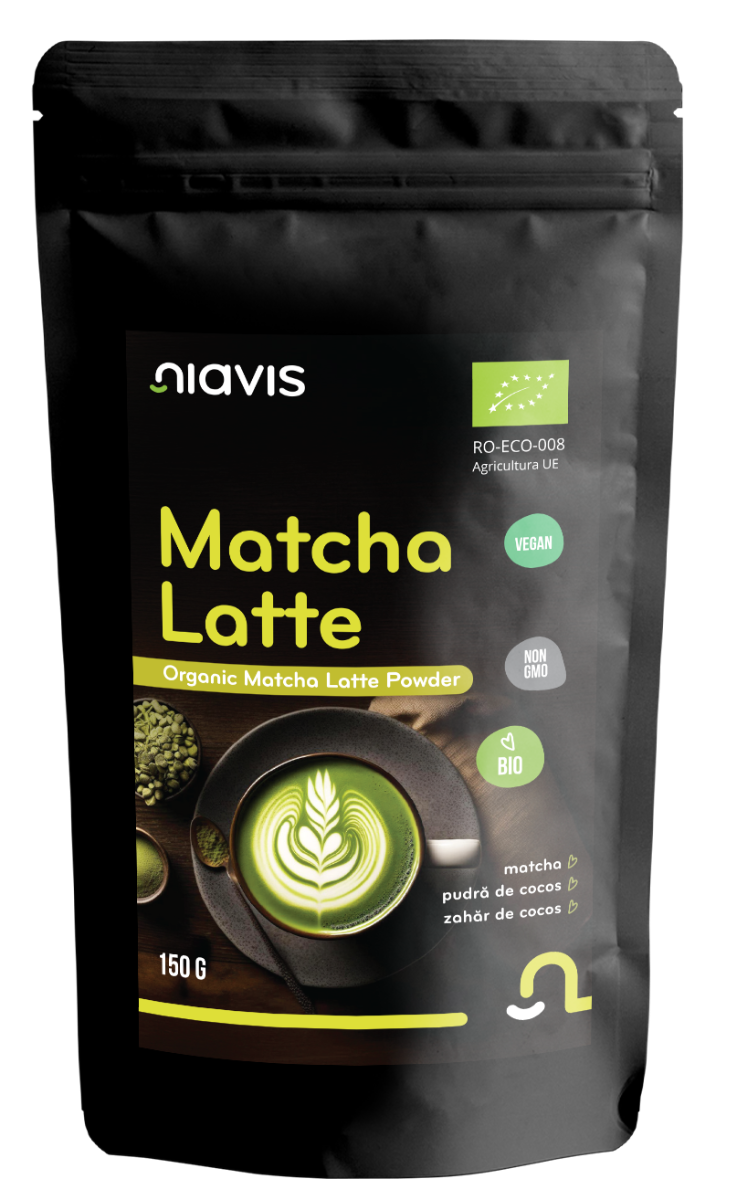Pulbere ecologica Matcha Latte, 150g, Niavis