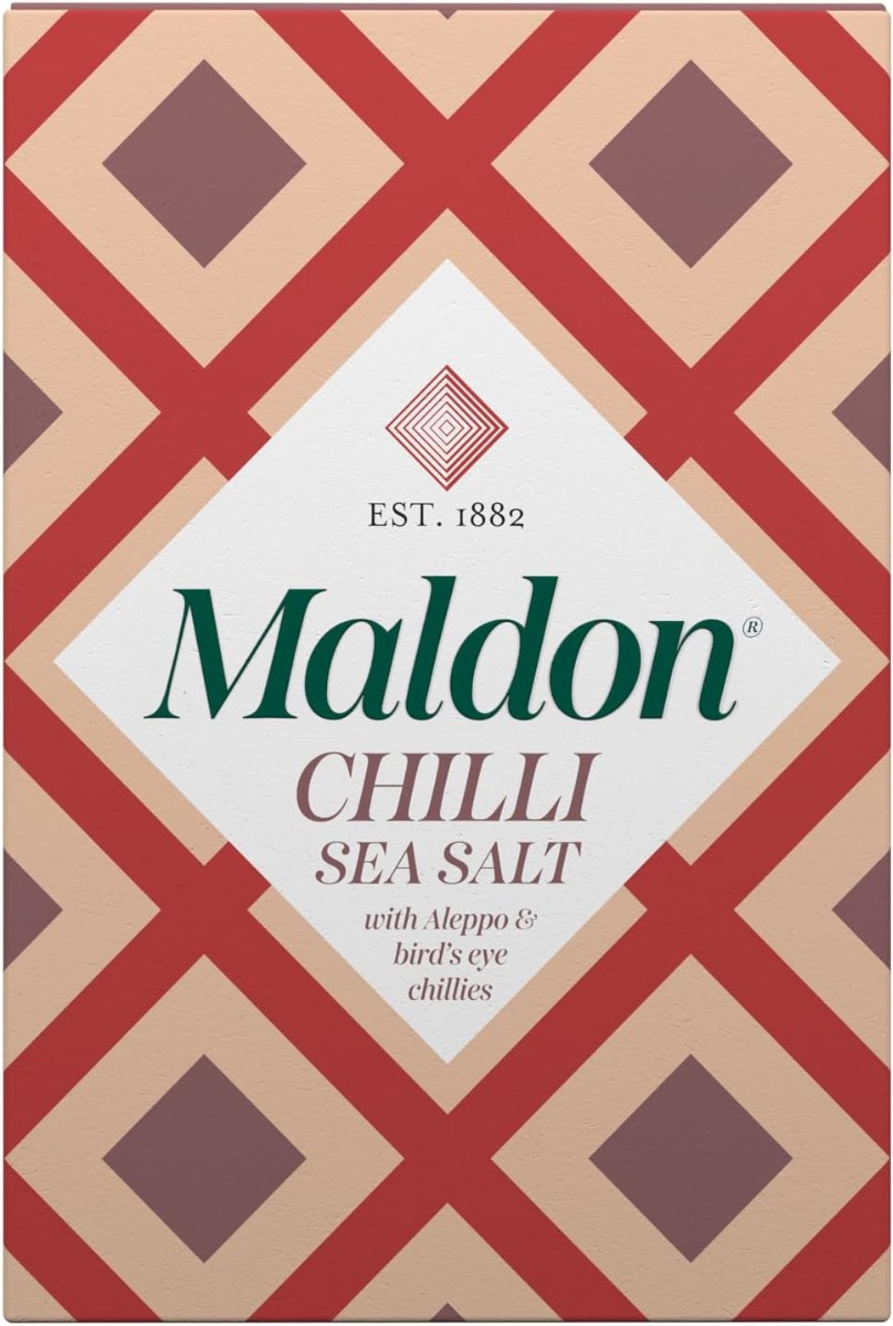 Sare de mare cu chilli, 100g, Maldon