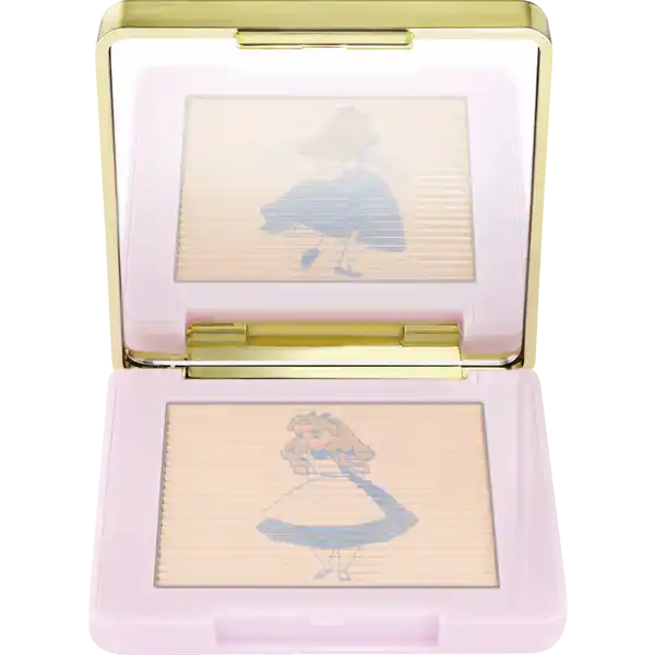 Pudra compacta iluminatoare C01 Slightly Confused Disney Alice in Wonderland, 6.3g, Catrice