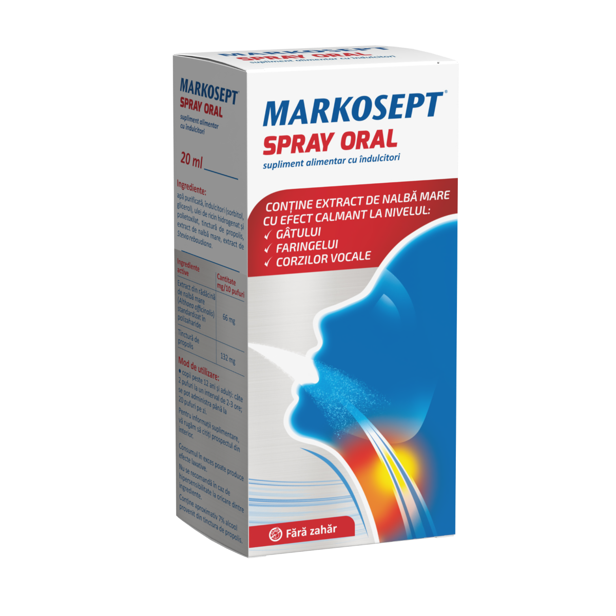 Spray oral Markosept, 20ml, Fiterman