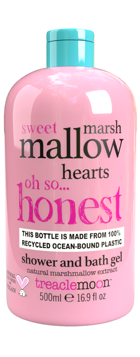 Gel de dus Marshmallow hearts, 500ml, Treaclemoon
