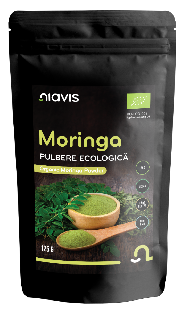 Moringa Pulbere ecologica, 125g, Niavis