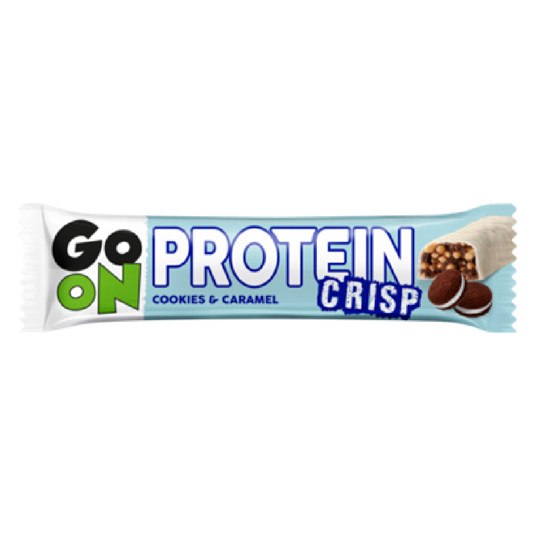 Baton proteic cu biscuiti si caramel Go On, 50g, Sante