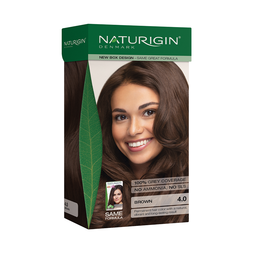 Vopsea de par Brown 4.0, 115ml, Naturigin